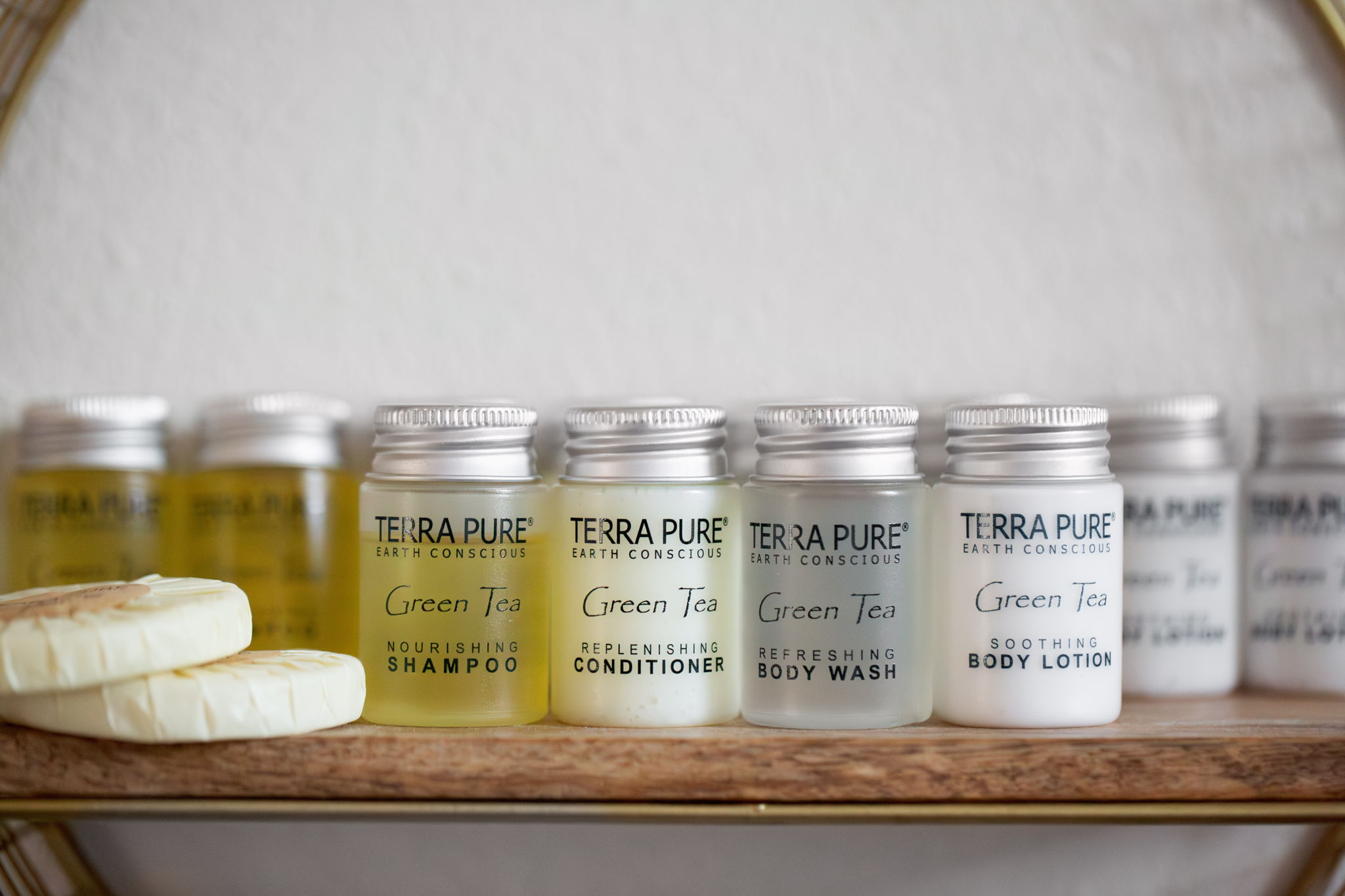 Terra Pure toiletries and bathroom amenities